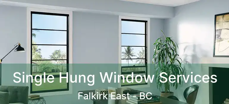  Single Hung Window Services Falkirk East - BC