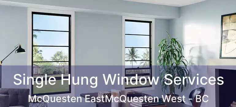  Single Hung Window Services McQuesten EastMcQuesten West - BC