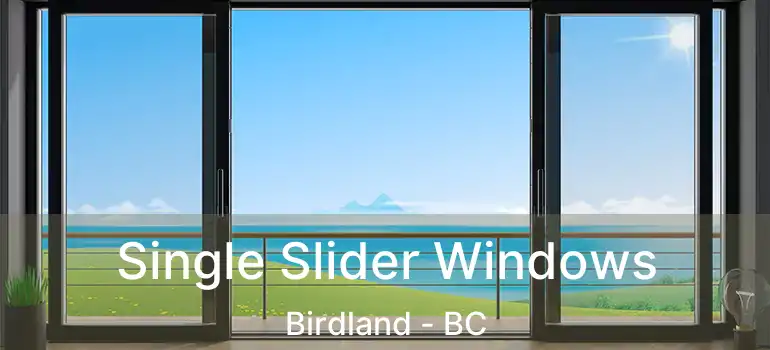  Single Slider Windows Birdland - BC