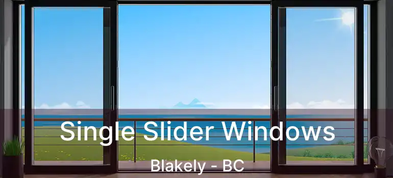  Single Slider Windows Blakely - BC
