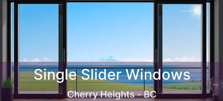  Single Slider Windows Cherry Heights - BC