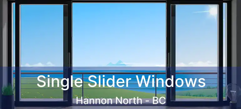  Single Slider Windows Hannon North - BC