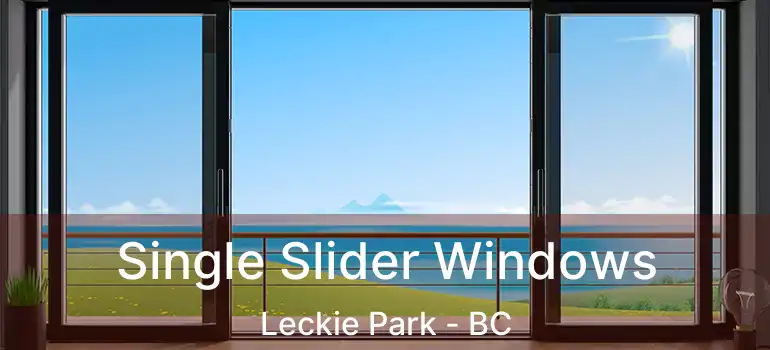  Single Slider Windows Leckie Park - BC
