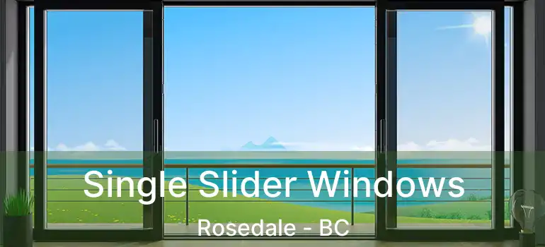  Single Slider Windows Rosedale - BC