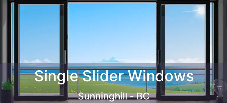  Single Slider Windows Sunninghill - BC