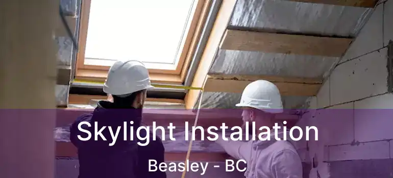  Skylight Installation Beasley - BC