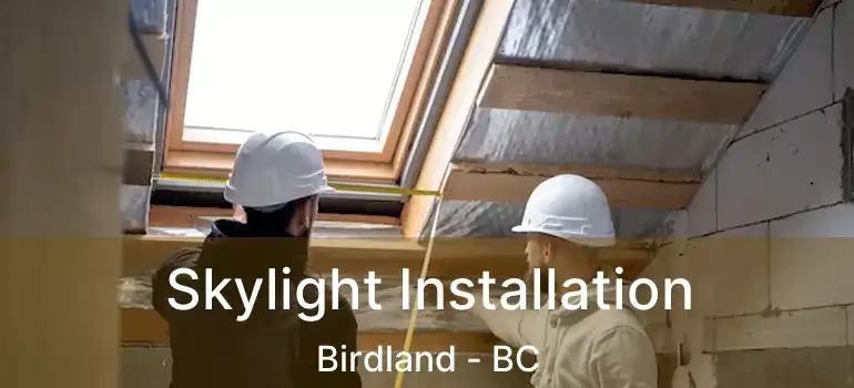  Skylight Installation Birdland - BC
