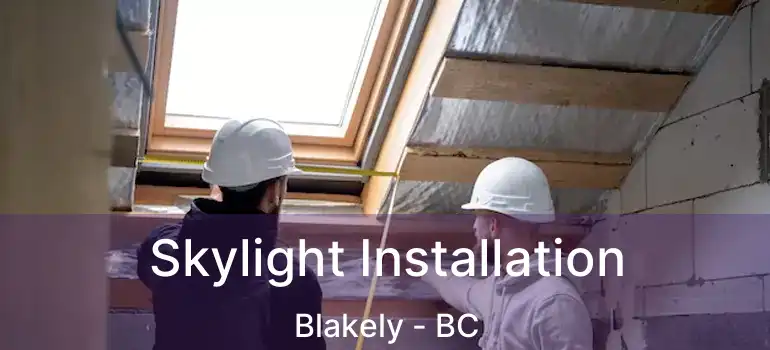  Skylight Installation Blakely - BC