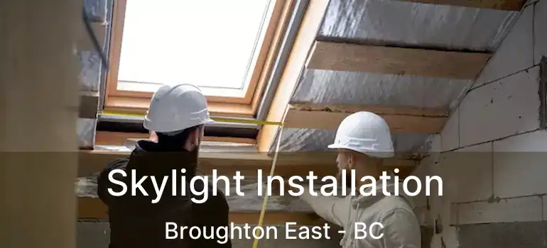  Skylight Installation Broughton East - BC