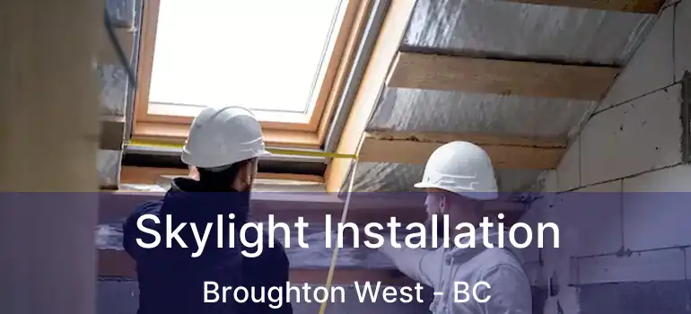  Skylight Installation Broughton West - BC