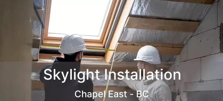  Skylight Installation Chapel East - BC