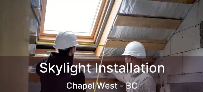  Skylight Installation Chapel West - BC