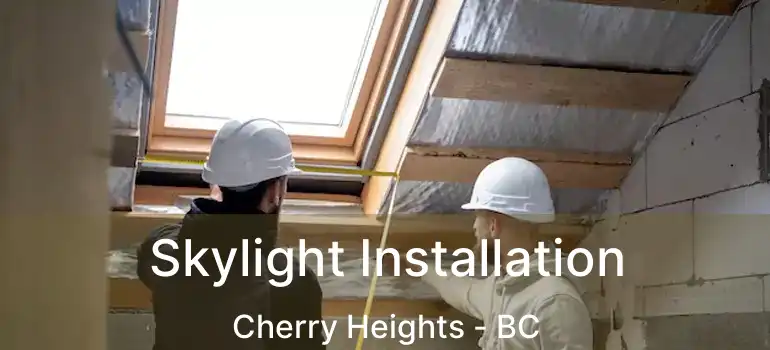  Skylight Installation Cherry Heights - BC
