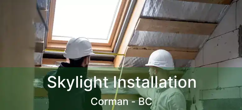 Skylight Installation Corman - BC