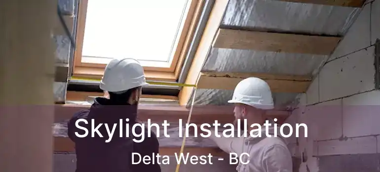  Skylight Installation Delta West - BC