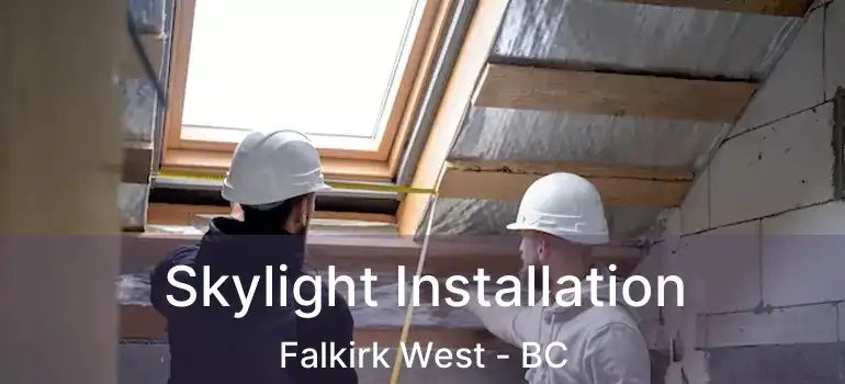  Skylight Installation Falkirk West - BC