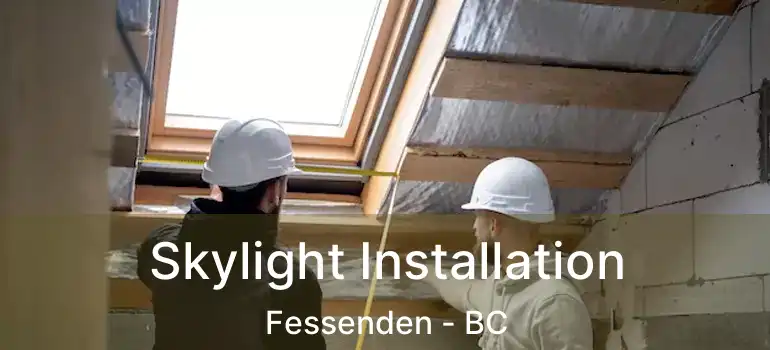  Skylight Installation Fessenden - BC