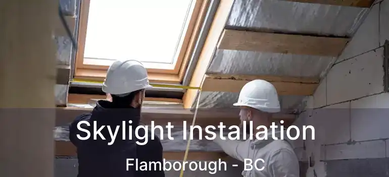  Skylight Installation Flamborough - BC