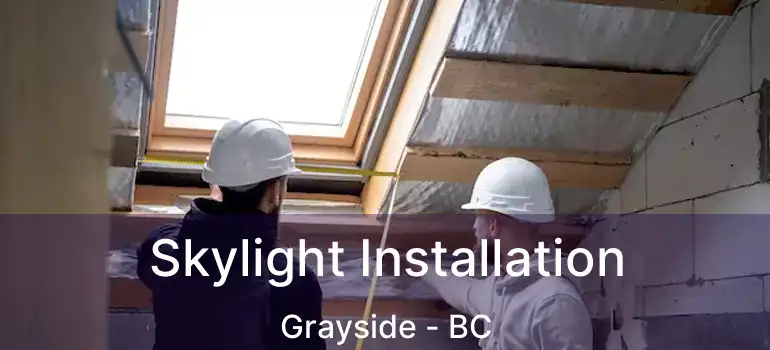  Skylight Installation Grayside - BC