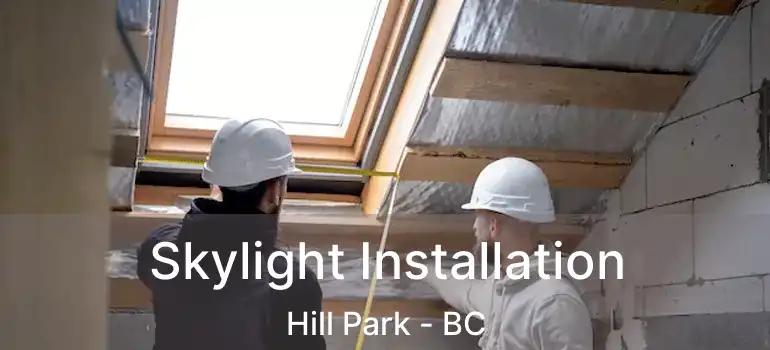  Skylight Installation Hill Park - BC