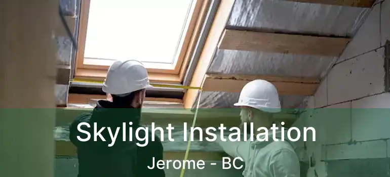  Skylight Installation Jerome - BC