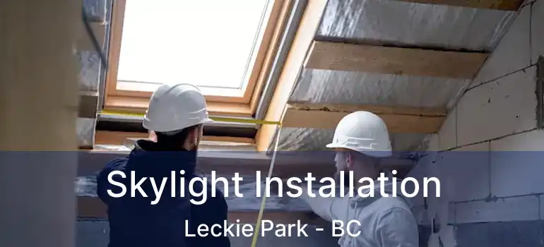  Skylight Installation Leckie Park - BC