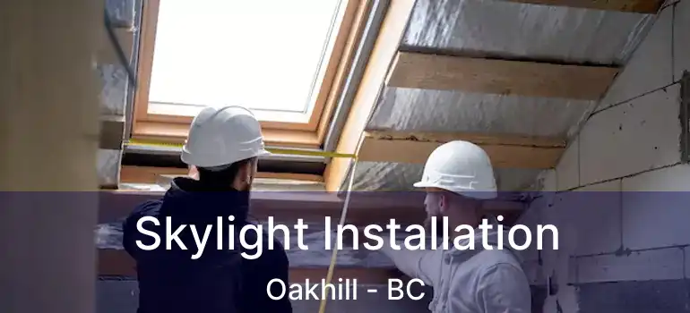  Skylight Installation Oakhill - BC