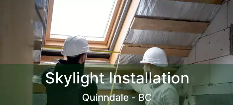  Skylight Installation Quinndale - BC