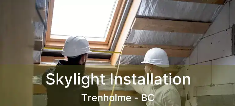  Skylight Installation Trenholme - BC