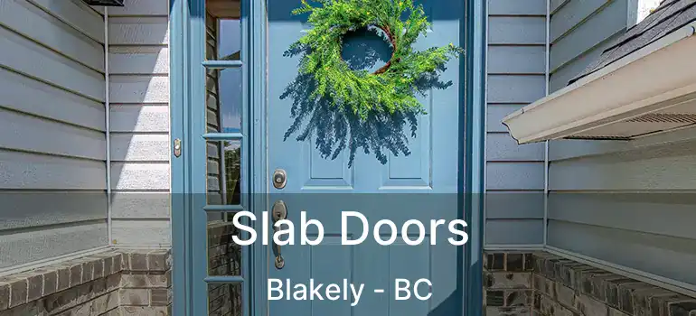  Slab Doors Blakely - BC