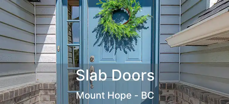  Slab Doors Mount Hope - BC