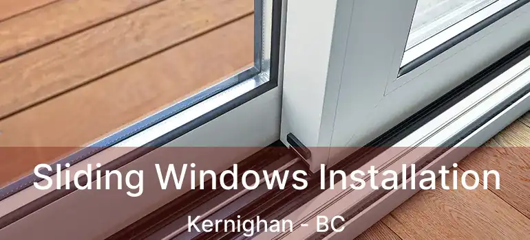  Sliding Windows Installation Kernighan - BC