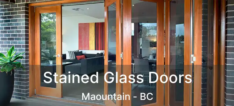  Stained Glass Doors Maountain - BC