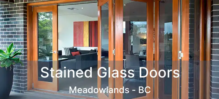  Stained Glass Doors Meadowlands - BC