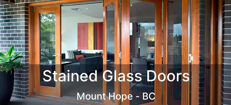  Stained Glass Doors Mount Hope - BC