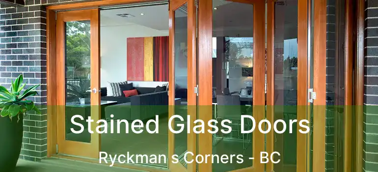  Stained Glass Doors Ryckman s Corners - BC