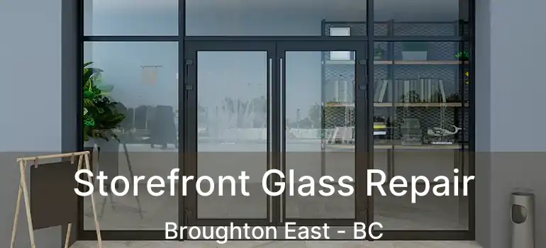  Storefront Glass Repair Broughton East - BC