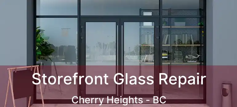  Storefront Glass Repair Cherry Heights - BC
