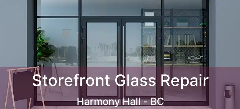  Storefront Glass Repair Harmony Hall - BC
