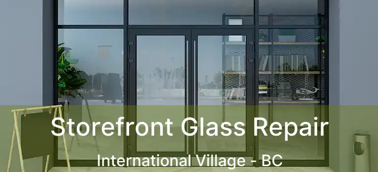  Storefront Glass Repair International Village - BC