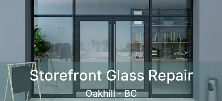  Storefront Glass Repair Oakhill - BC