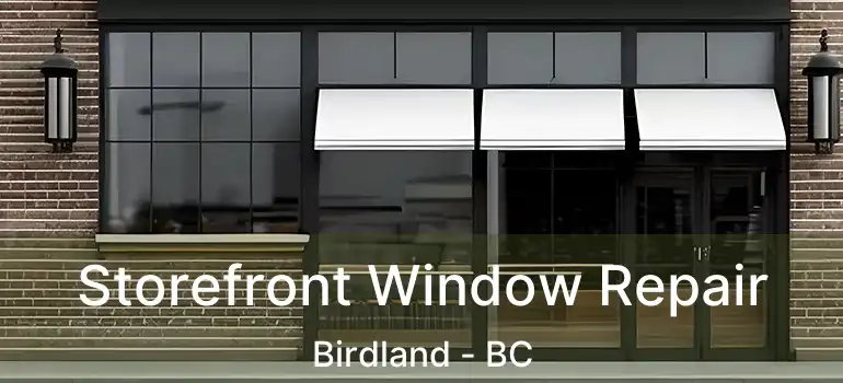  Storefront Window Repair Birdland - BC