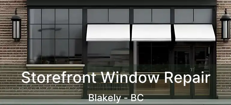  Storefront Window Repair Blakely - BC