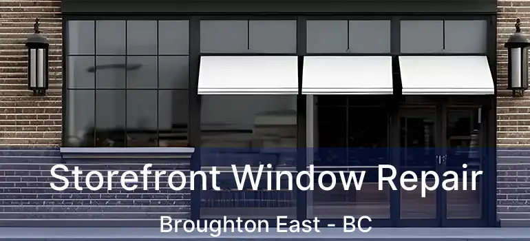  Storefront Window Repair Broughton East - BC
