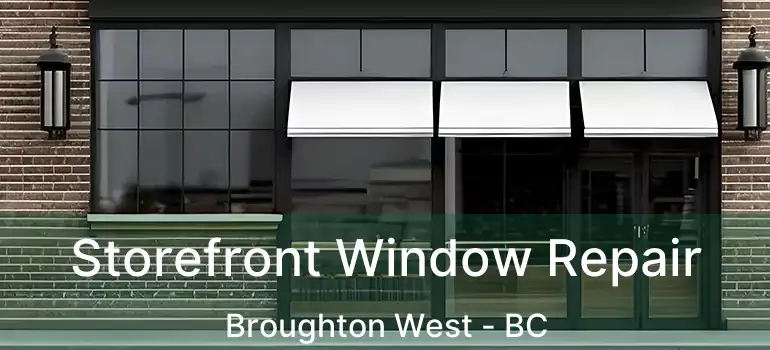  Storefront Window Repair Broughton West - BC
