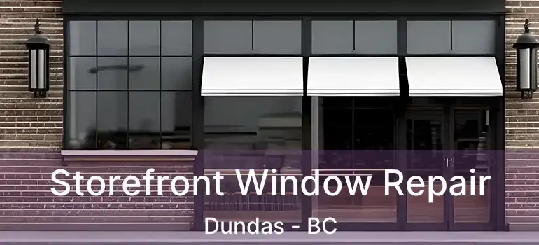  Storefront Window Repair Dundas - BC