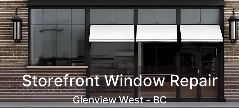  Storefront Window Repair Glenview West - BC