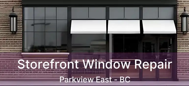  Storefront Window Repair Parkview East - BC