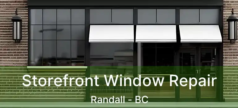  Storefront Window Repair Randall - BC