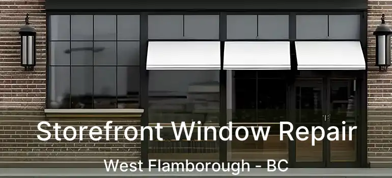  Storefront Window Repair West Flamborough - BC